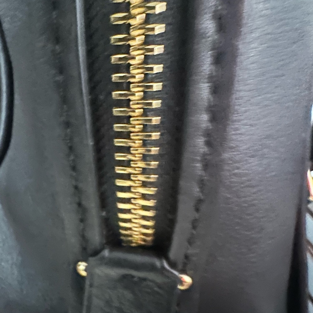 COACH Dreamer 36 Black Smooth Leather Satchel Gold - Picture 11 of 11